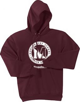 Fleece Hoody, Maroon